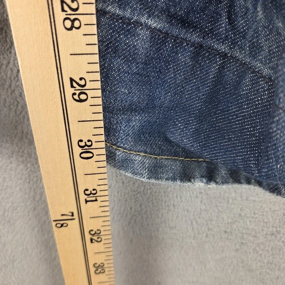 VTG Levis Engineered Jeans Mens Blue Twisted Medium Wash Button Fly Fits 30x30